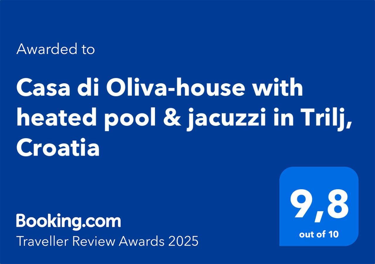 Casa di Oliva-villa with private pool in nature, Dalmatia Trilj Esterno foto